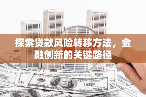 通河探索贷款风险转移方法，金融创新的关键路径